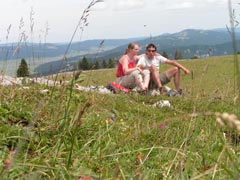 Picknick auf dem Mont Soliat